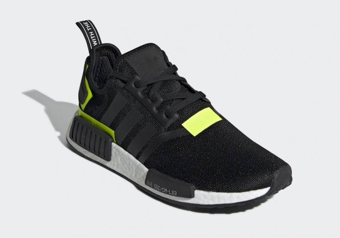 adidas nmd r1 black volt