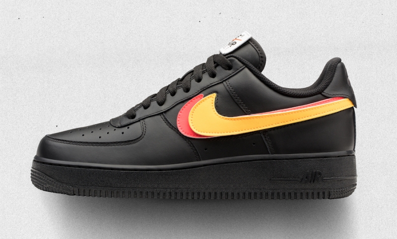 af1 swoosh pack black