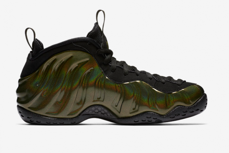 metallic green foamposites
