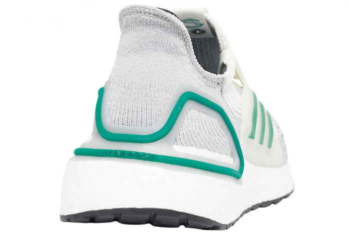 white and green ultra boost