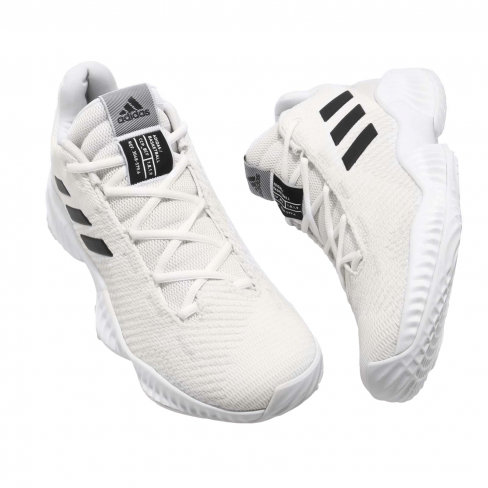 adidas pro bounce low white
