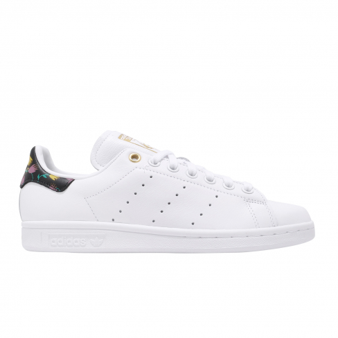 stan smith white black gold