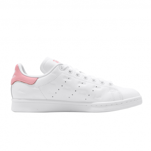 stan smith white glow pink