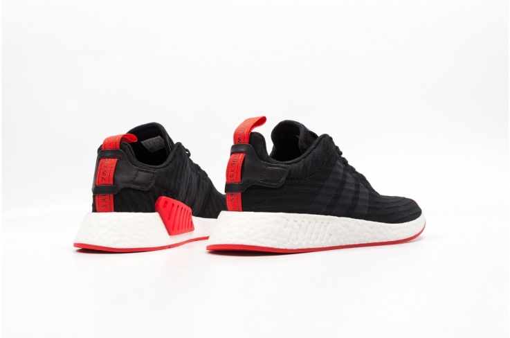 adidas nmd r2 red and black