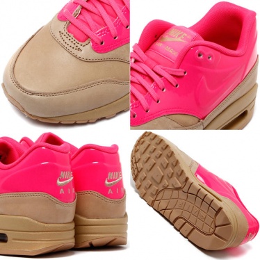 Nike Women's Air Max 1 VT QS Vachetta Tan Pink Flash Nike Women's Air Max 1 VT QS Vachetta Tan Pink Flash
