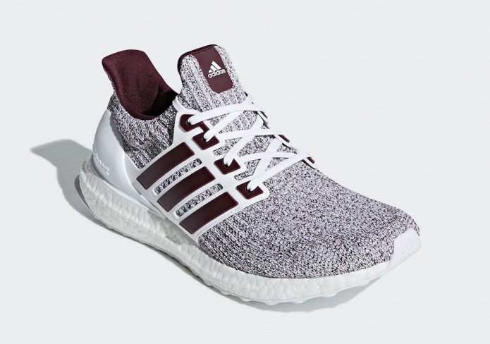 white maroon ultra boost