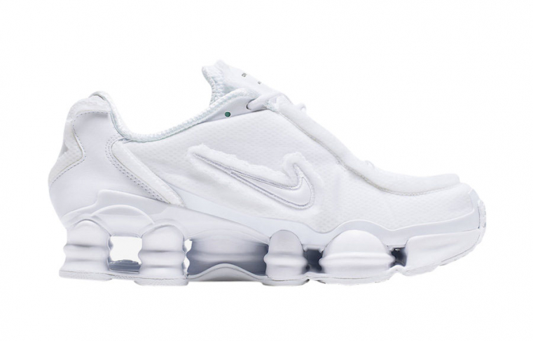 cdg shox white