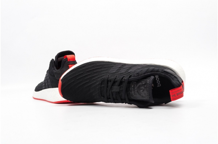 nmd r2 core black red
