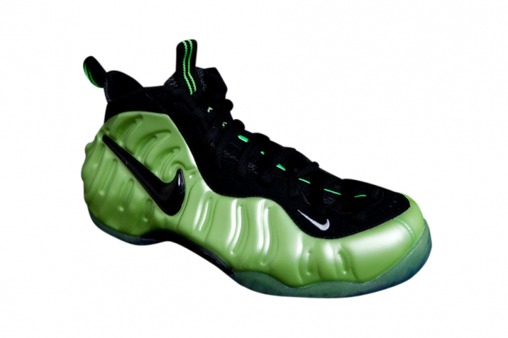 nike foamposite electric green