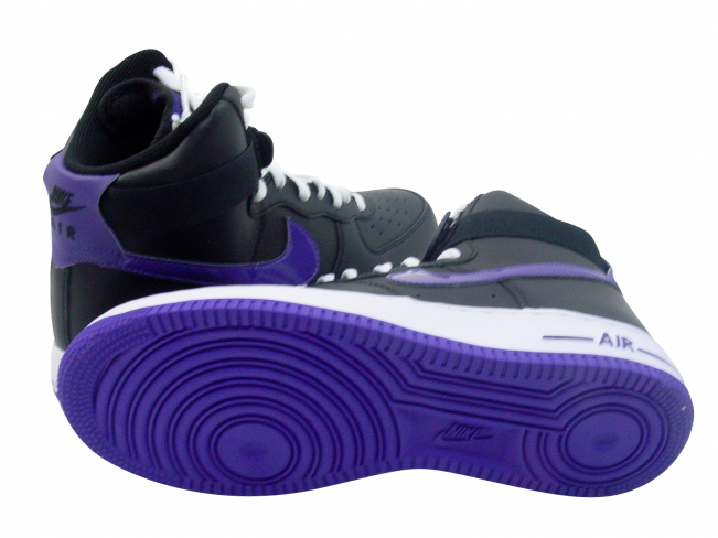 black purple air force 1
