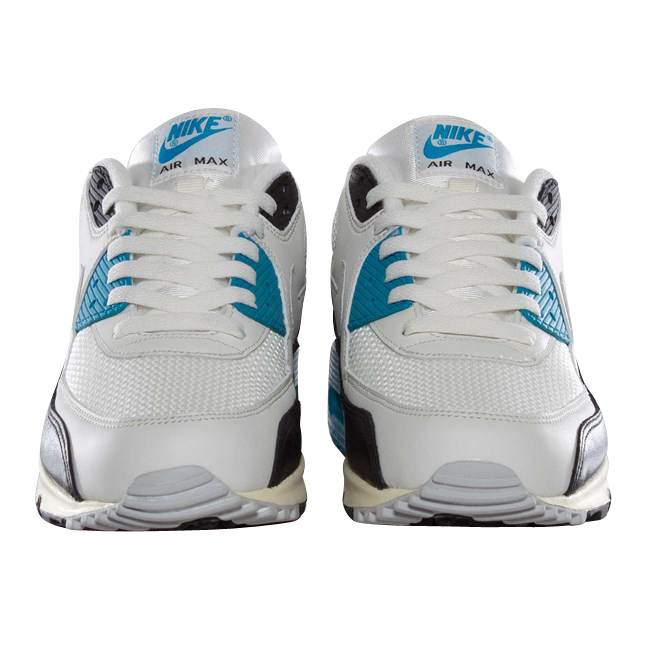 air max 90 gs trainers white smoke grey laser orange aurora sapphire