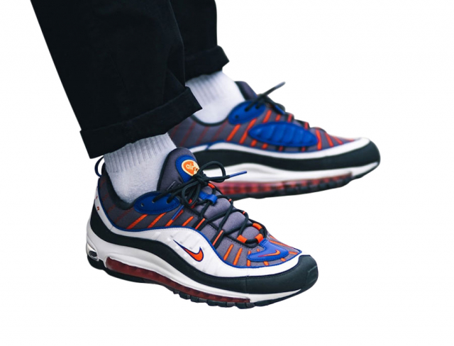 air max 98 blue orange