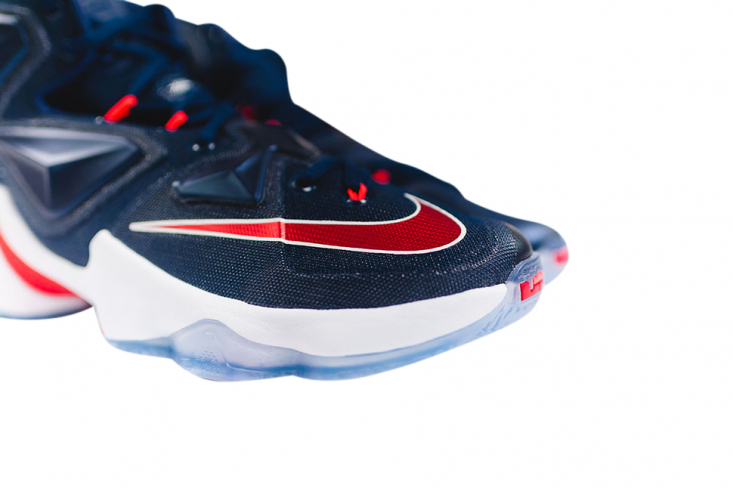 lebron 13 navy blue and red