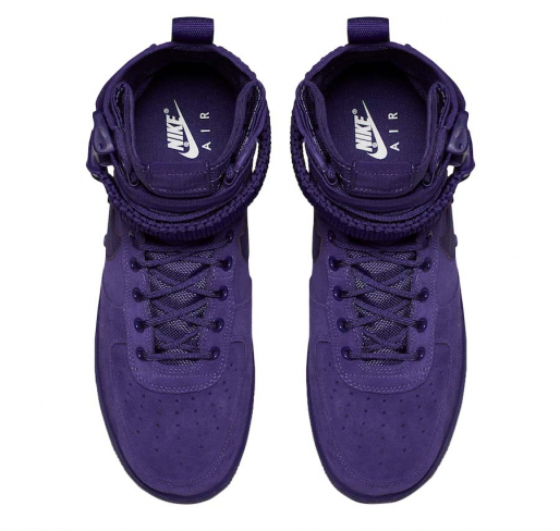 purple suede air force 1