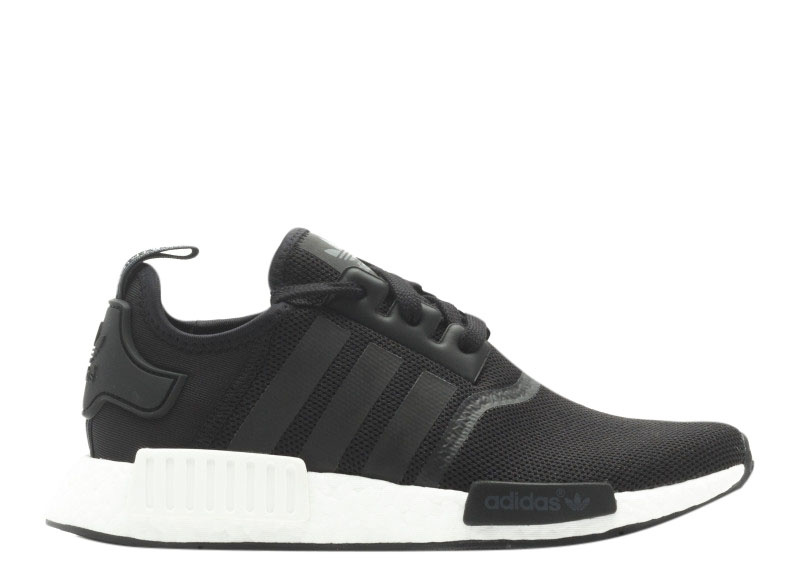 nmd laceless black