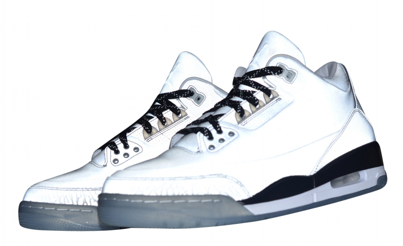 reflective jordan 3s