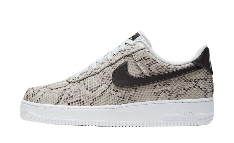snakeskin air force 1 black