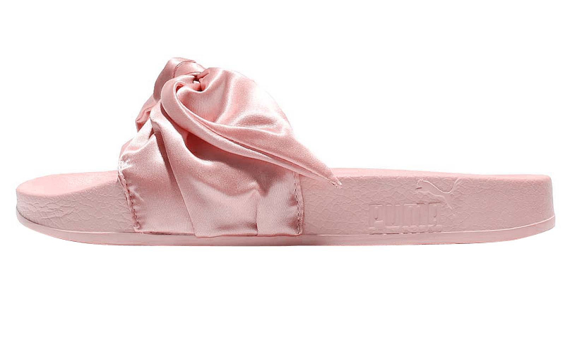 pink fenty bow slides