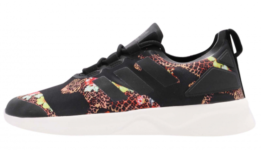 adidas originals zx flux red black