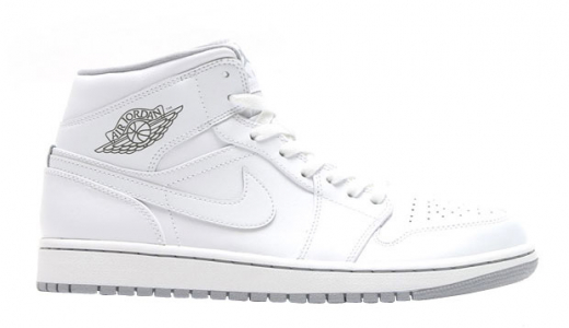 Accord Fjernelse Eksperiment This Air Jordan 1 Mid Coming In White & Natural Grey Is Now Available! •  KicksOnFire.com