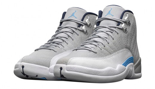 jordan 12 gray blue