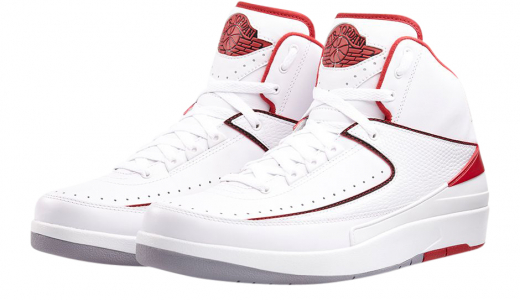 jordan 2s white and red