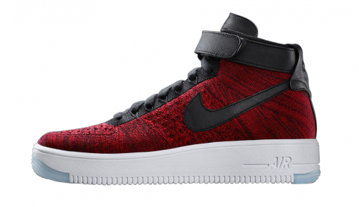 Nike Air Force 1 Ultra Flyknit Mid University Red Black