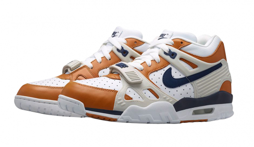 Laser Blue and Total Orange Pop on This Nike Air Trainer 3 
