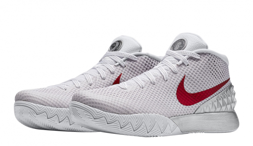 kyrie 1 red white