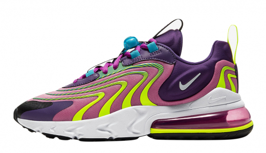 Release Date: Nike WMNS Air Max 270 React ENG Eggplant •