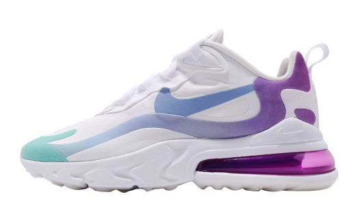 Sky Blue Provides A Pop To This Nike Air Max 270 React •