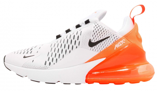 nike air 270 white and orange