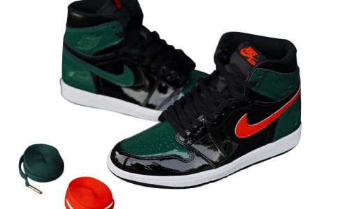 all black patent leather jordans
