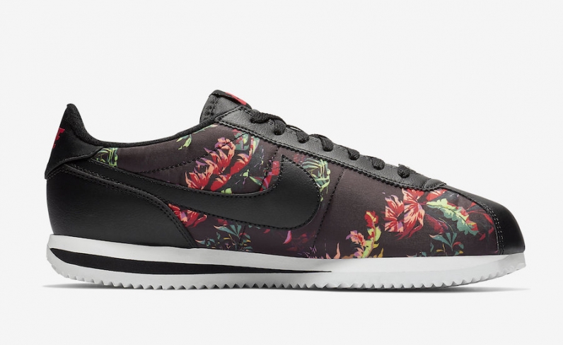 Image result for Nike Cortez Black Floral