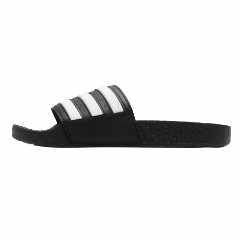 adilette white core black
