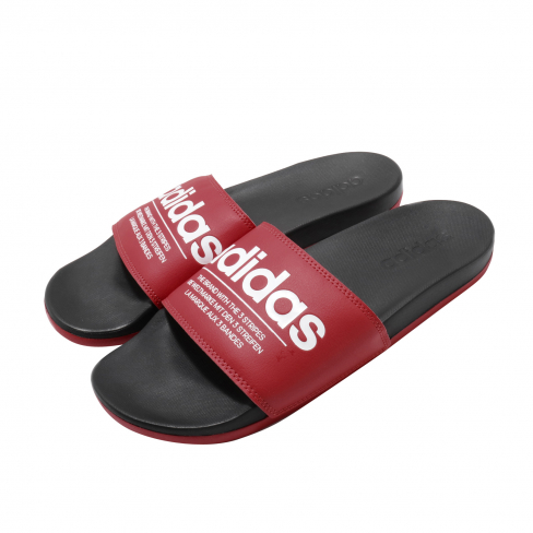 adidas adilette red black