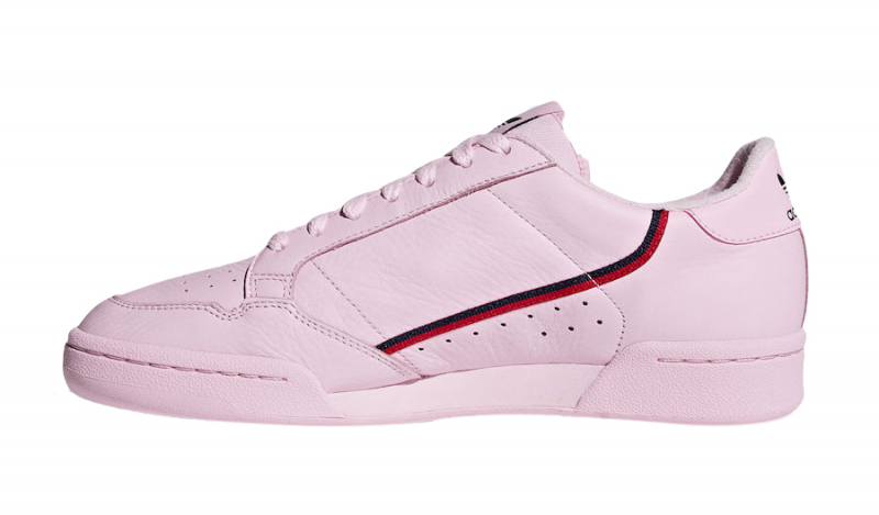 adidas continental 80 clear pink