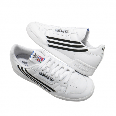 adidas continental 80 cloud white core black