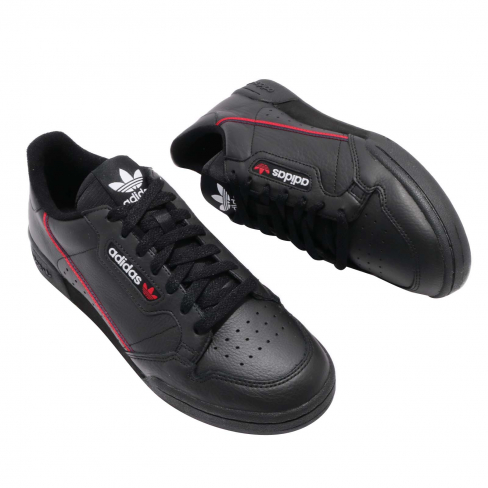 adidas Continental 80 Core Black Scarlet Core Navy - KicksOnFire.com