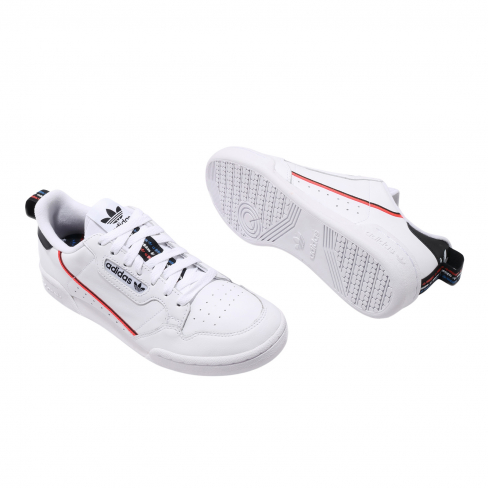 adidas continental 80 white and black