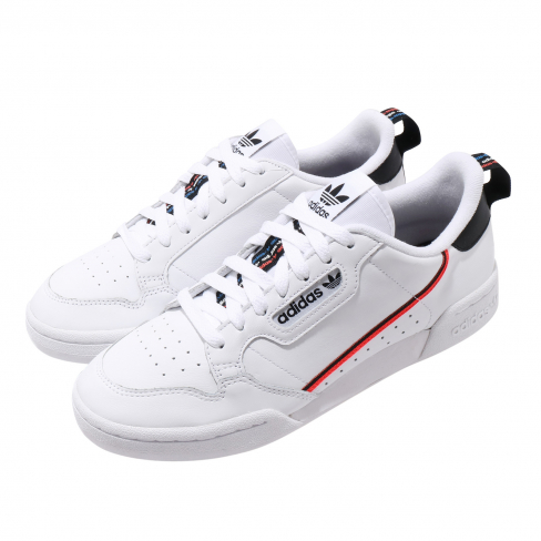 adidas continental 80 black and red