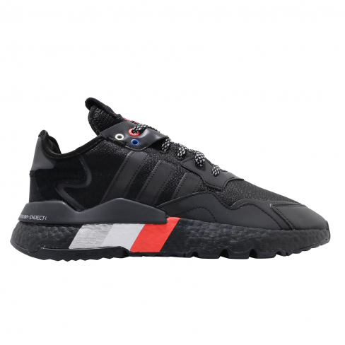 adidas nite jogger black & metallic silver