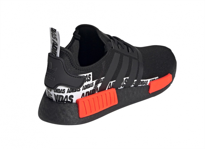 nmd core black solar red