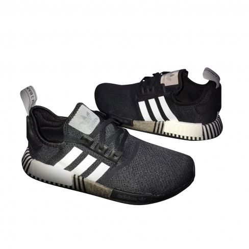 nmd r1 grey three cloud white core black