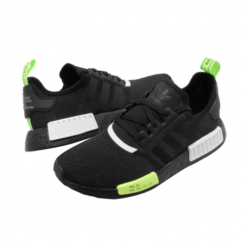 nmd r1 black and green