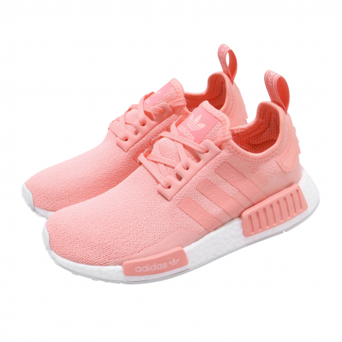 pink and white adidas nmd