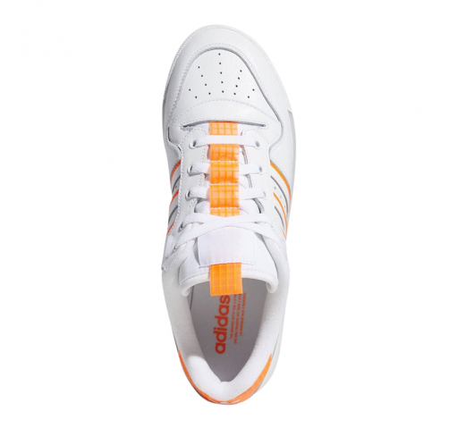 adidas rivalry low cloud white solar orange