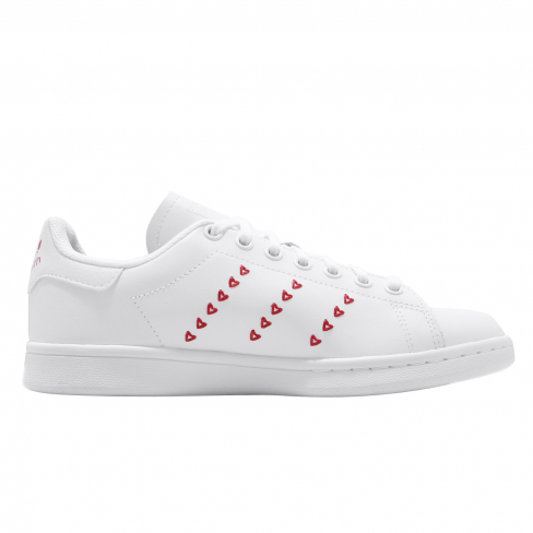 stan smith cloud white lush red