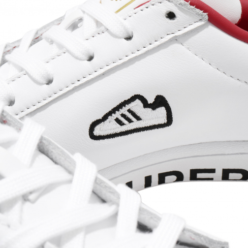 adidas superstar cloud white core black scarlet