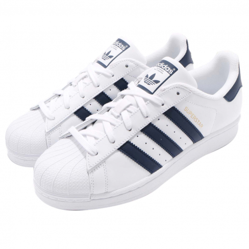 adidas Superstar Footwear White Navy - KicksOnFire.com